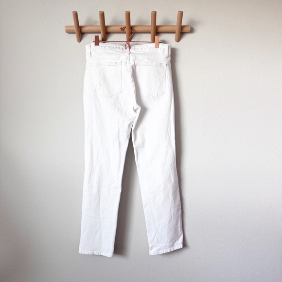 Joe's Jeans The Scout Mid Rise Tomboy Cropped White  Distressed Jeans - Picture 6 of 12